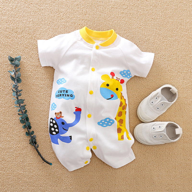 Cotton Baby Onesies Newborn Spring Autumn Pajamas Outfit