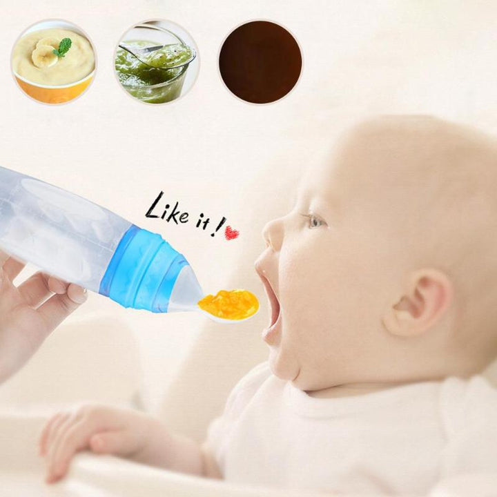 Squeeze Feeding Silicone Baby Food Bottle: A Must-Have for Every Parent