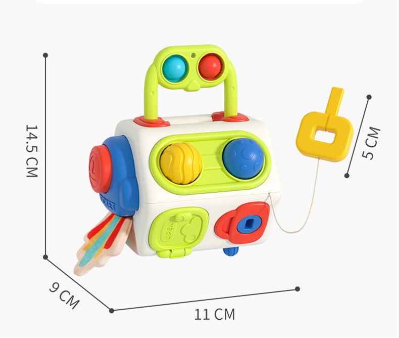 9 In 1 Busy Cube Montessori Sensory Busy Board Baby Toddler Learning Toy