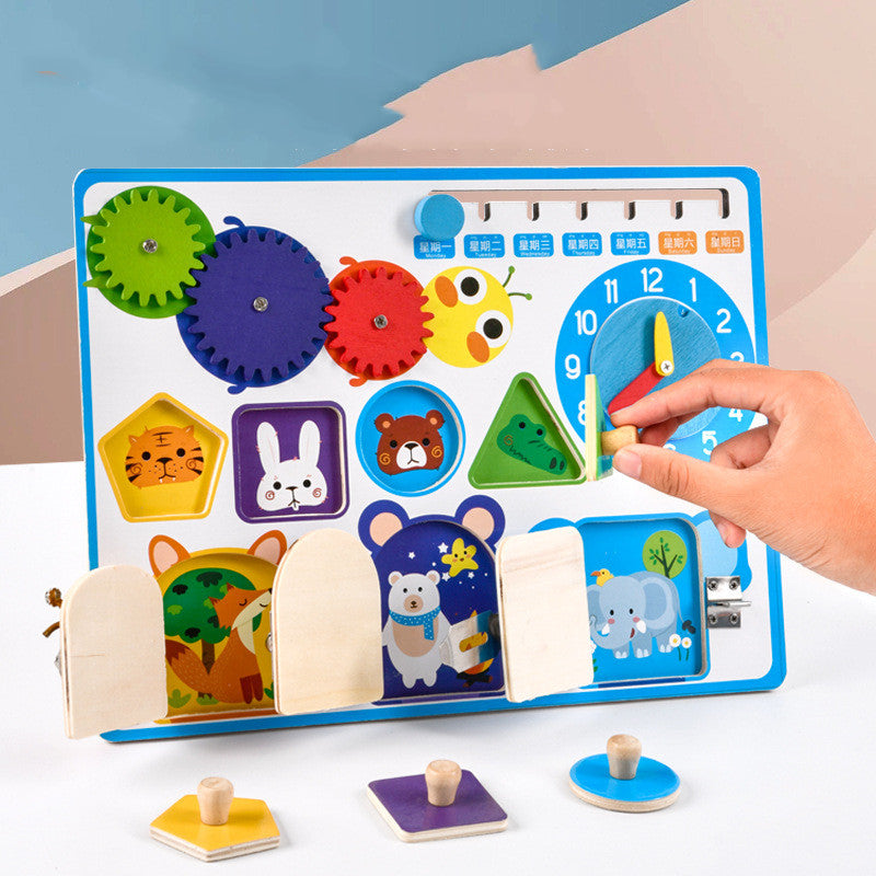 Scientific Education Log Educational Toys Baby Learning Set