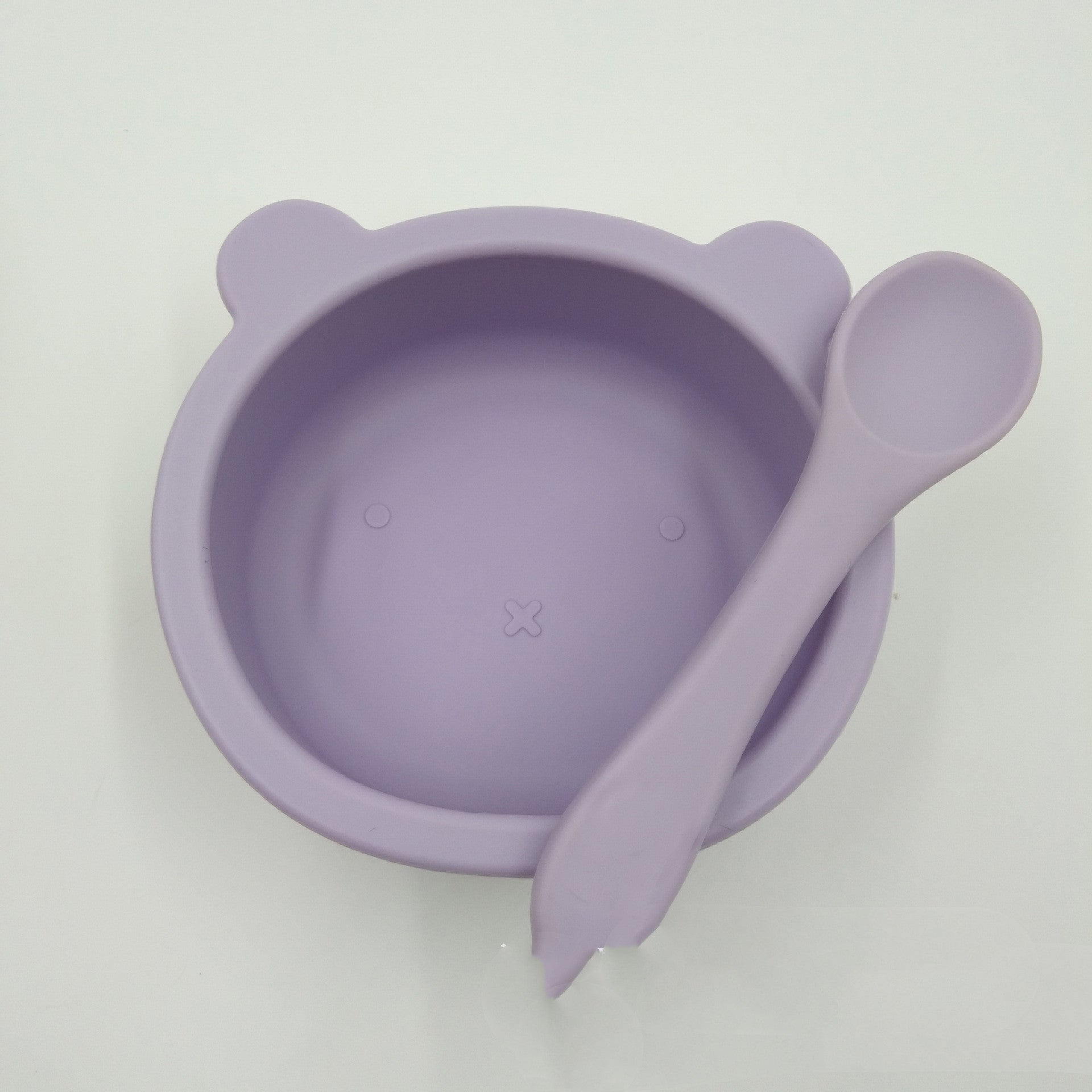 Suction Cup Bear Silicone Baby Feeding Bowl Anti Fall Tableware