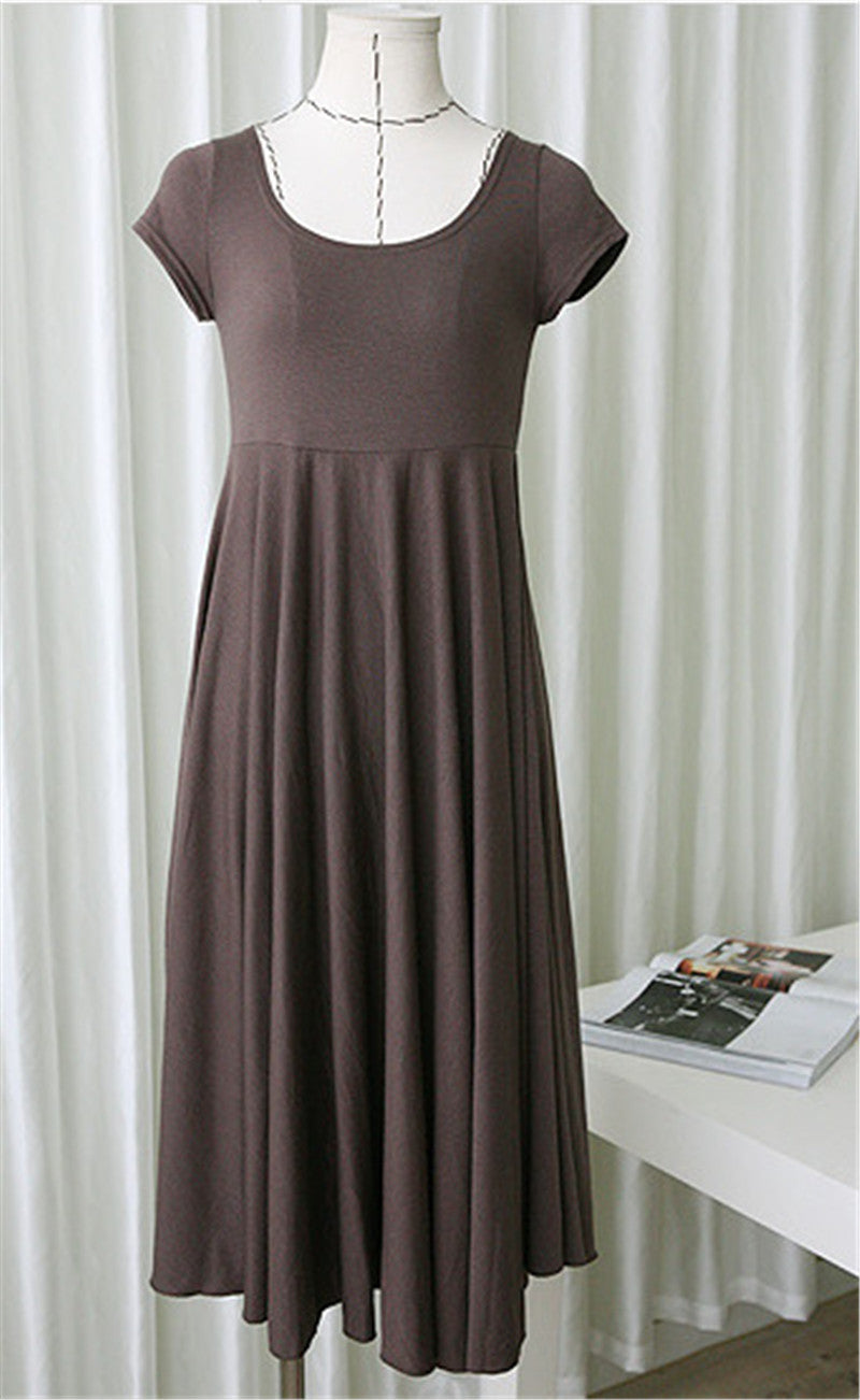 Modal Maternity Dress Soft Casual Outfit