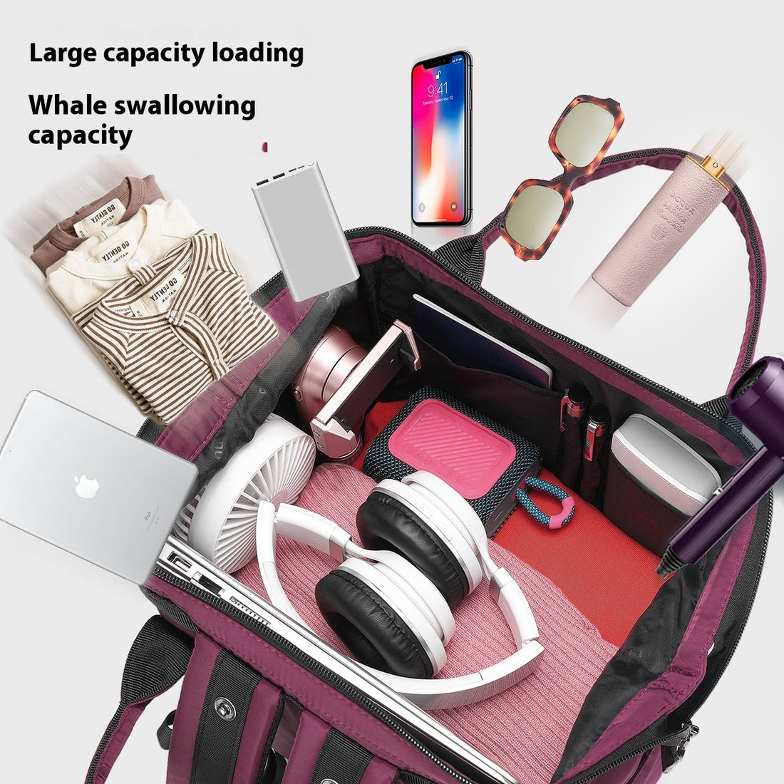 Large Capacity Baby Diaper Backpack Travel Mummy Bag