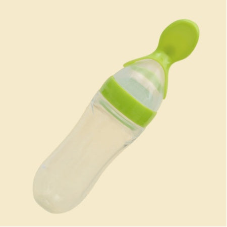 Silicone Baby Rice Paste Feeding Spoon Soft Spoon