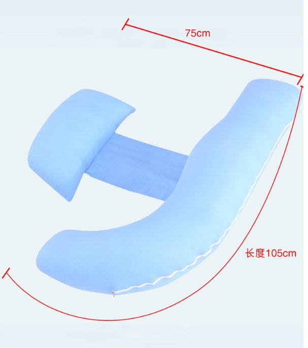 Multifunctional U Shape Maternity Pillow Waist Breastfeeding Side Sleeping Pillow