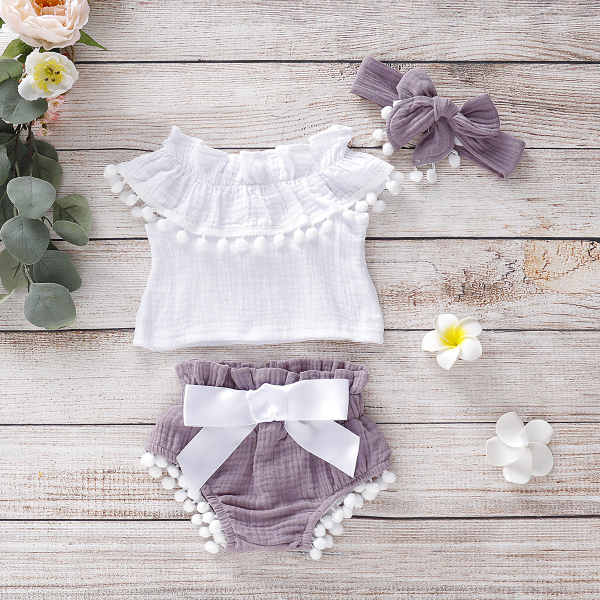 Baby Clothes And Pants Set