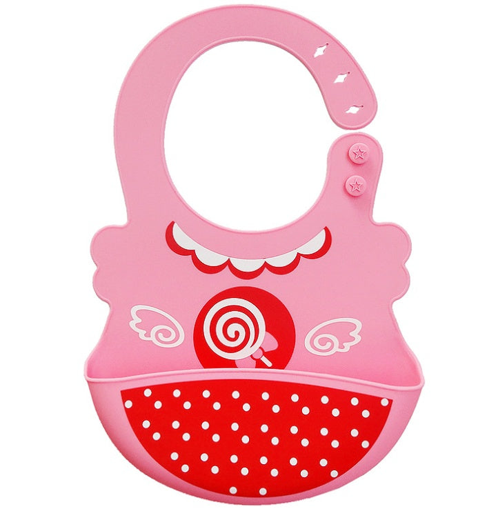 Waterproof Silicone Baby Feeding Bib Bib Set