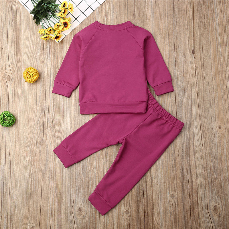 Baby Spring Autumn Unisex Suit Cotton Outfit