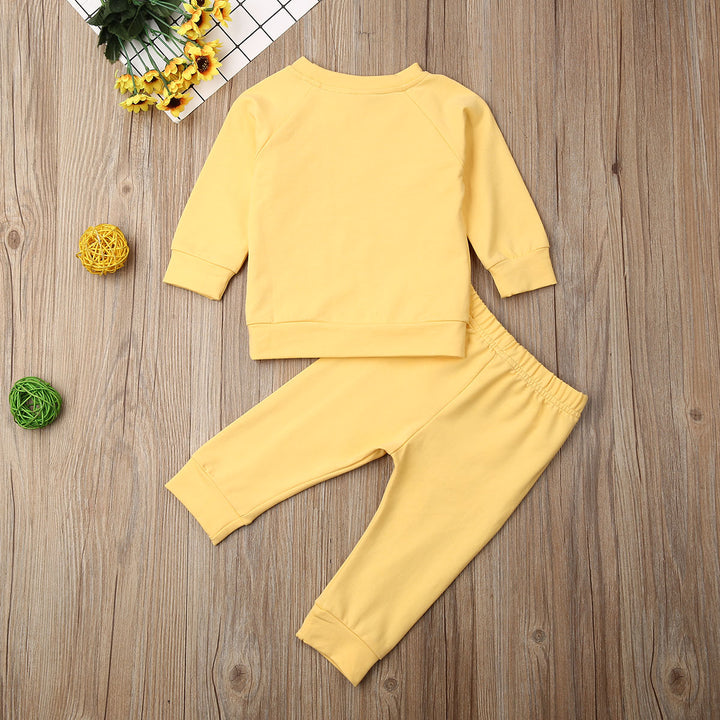 Baby Spring Autumn Unisex Suit Cotton Outfit