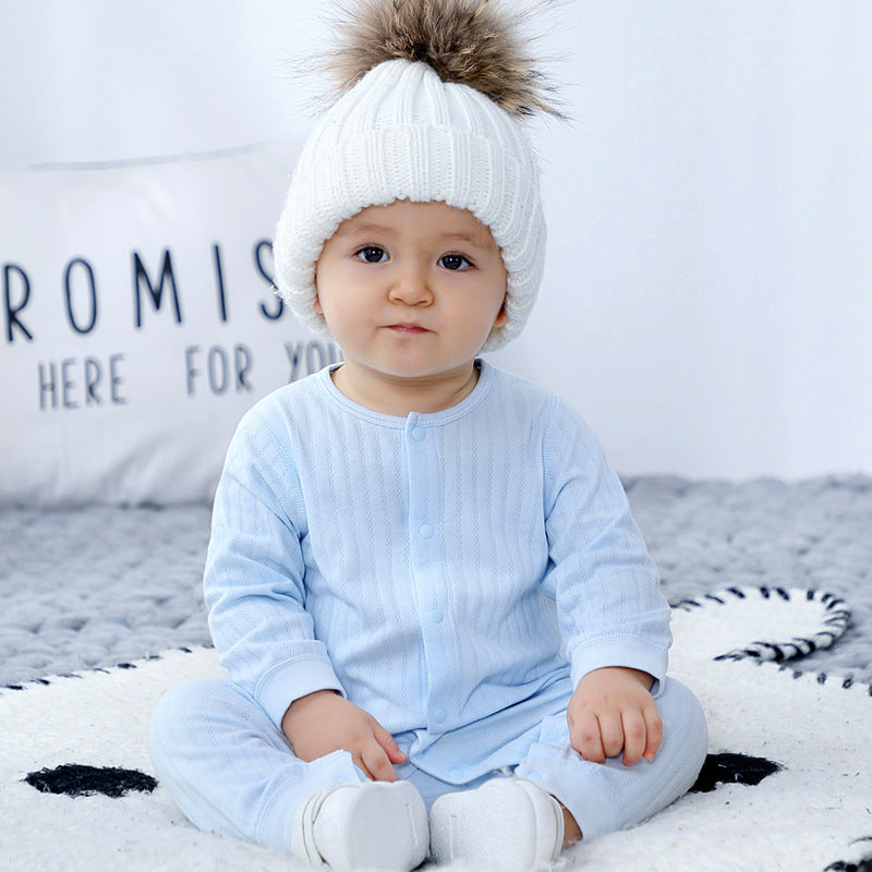 Cotton Baby Onesies Newborn Spring Autumn Pajamas Outfit