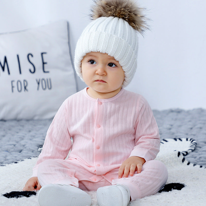 Cotton Baby Onesies Newborn Spring Autumn Pajamas Outfit