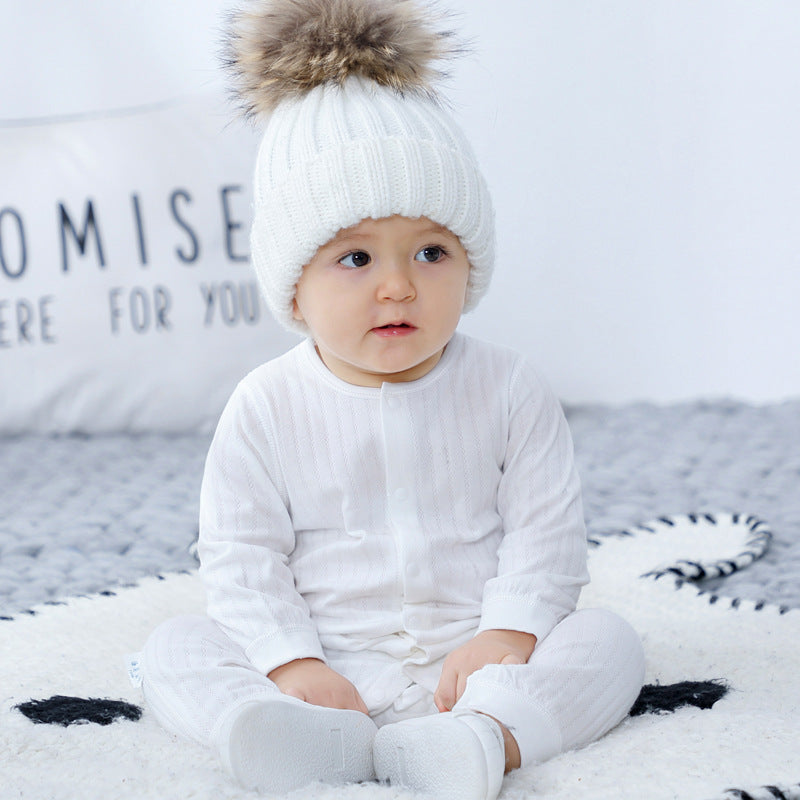 Cotton Baby Onesies Newborn Spring Autumn Pajamas Outfit