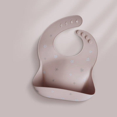 Waterproof Silicone Baby Bib Feeding Rice Pocket Bib