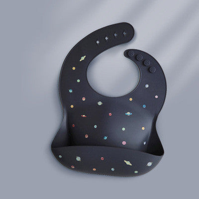 Waterproof Silicone Baby Bib Feeding Rice Pocket Bib
