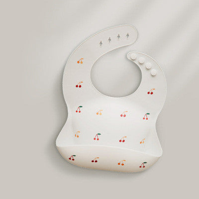Waterproof Silicone Baby Bib Feeding Rice Pocket Bib
