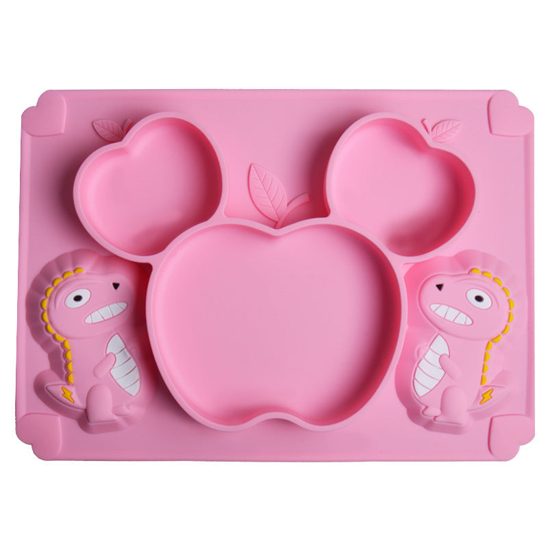 Silicone Baby Training Spoon Soft Head Cartoon Feeding Spoon