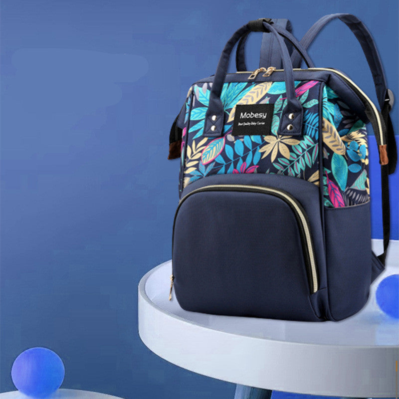 Multifunctional Mother Baby Diaper Backpack Bottle Storage Bag