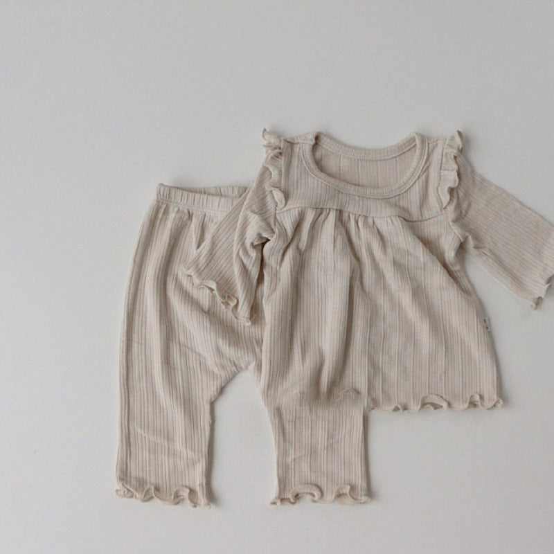 Cotton Baby Bottoming Suit Soft Pajamas Home Wear Outfit