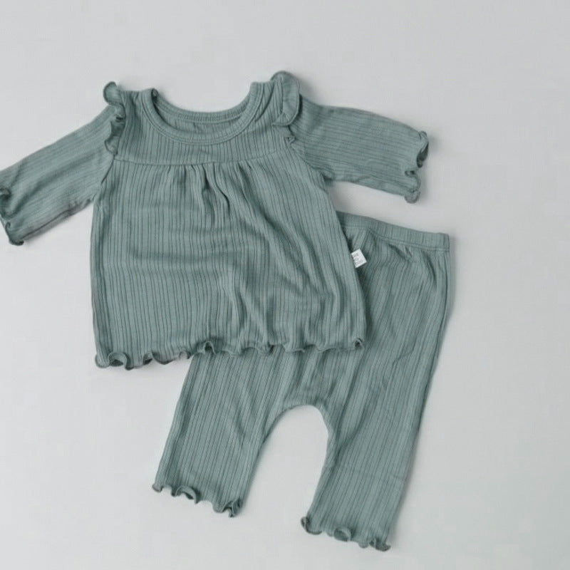 Cotton Baby Bottoming Suit Soft Pajamas Home Wear Outfit