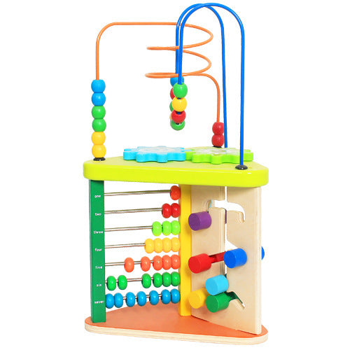 Eight Sided Bead String Jewelry Box Baby Educational Toy