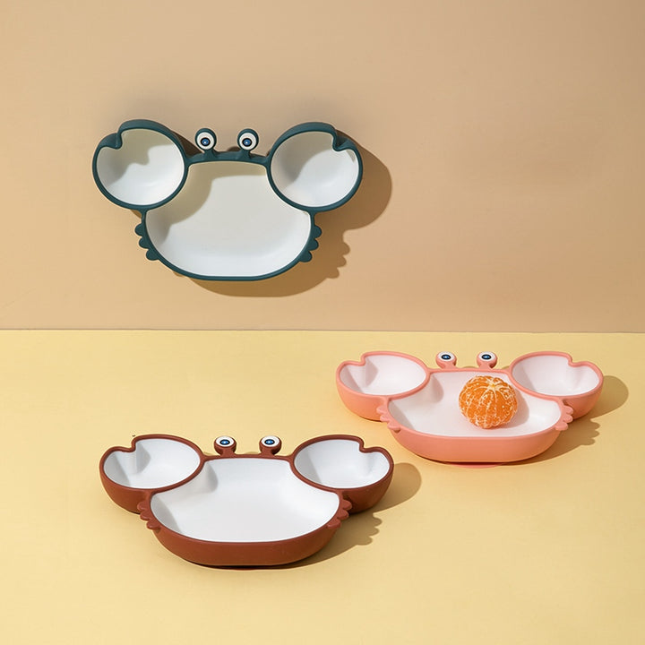 Silicone Baby Non Slip Feeding Plate And Bowl Set