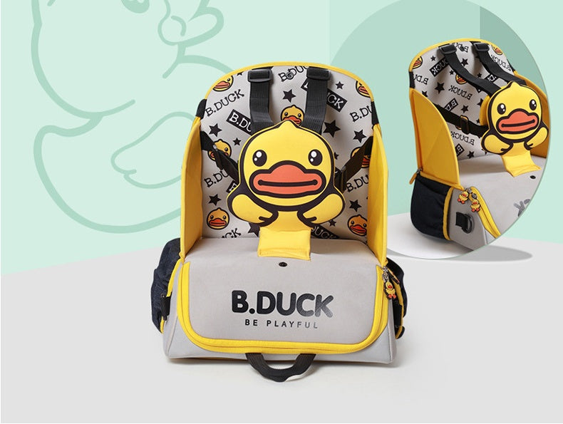 Multifunctional Baby Diaper Backpack Portable Dining Chair Bag