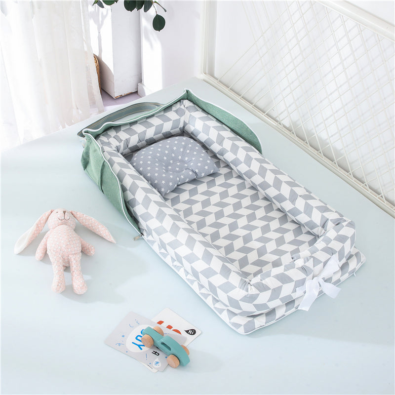 Portable Cotton Baby Crib Foldable Newborn Bed