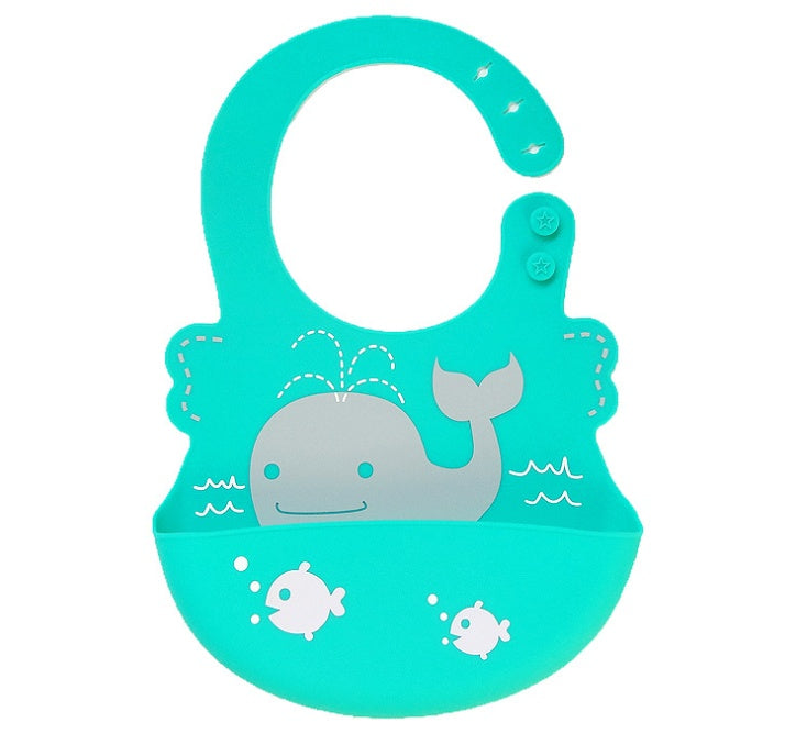 Waterproof Silicone Baby Feeding Bib Bib Set