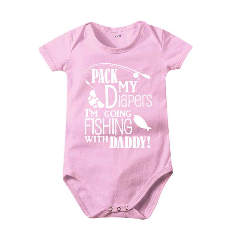 Pure Cotton Baby Romper Printed Bodysuit Jumpsuit