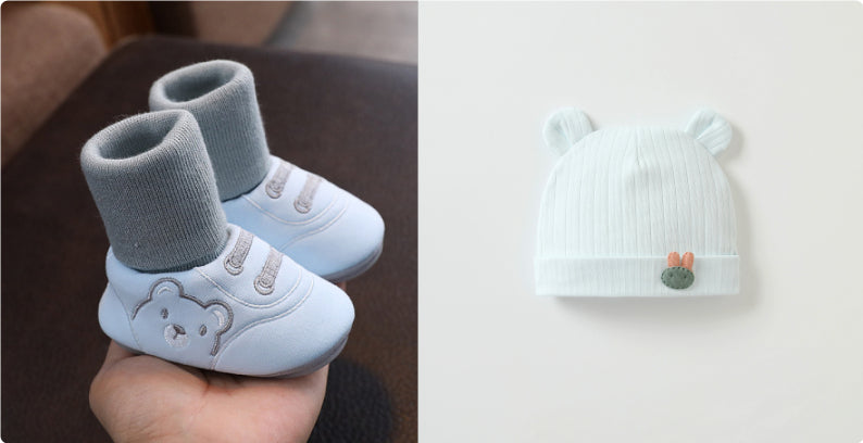 Simple Non Slip Baby Cloth Indoor Shoes Toddler Footwear