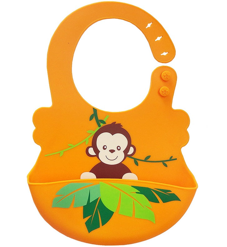Waterproof Silicone Baby Feeding Bib Bib Set