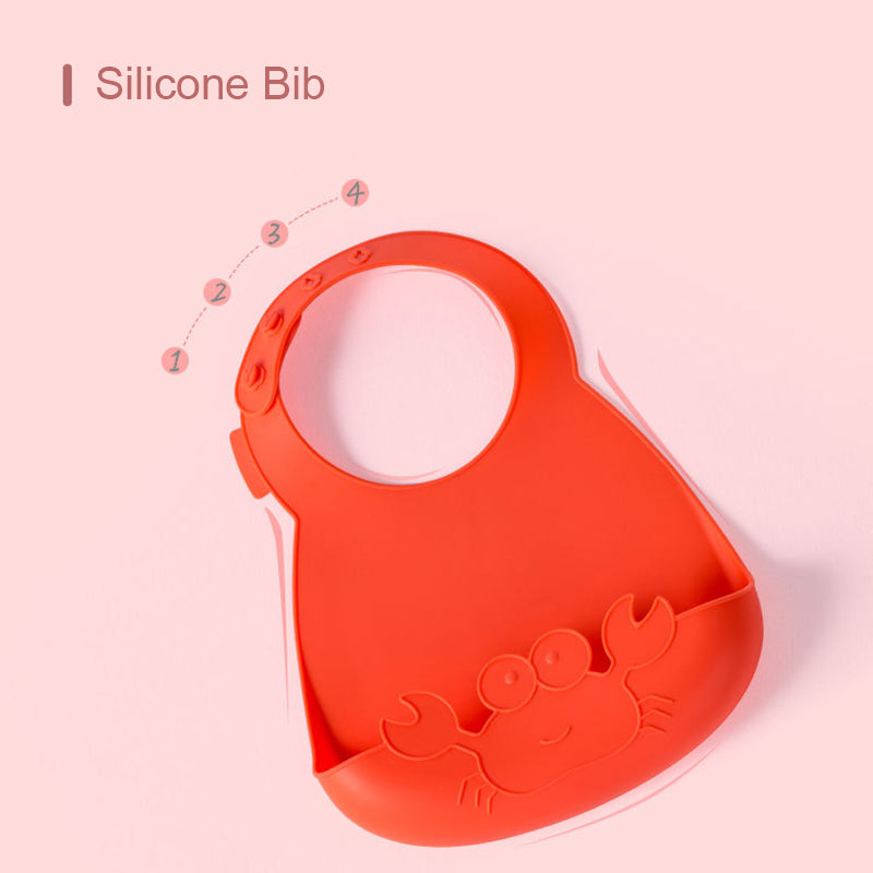 Baby Feeding Tableware Set Silicone Dining Set