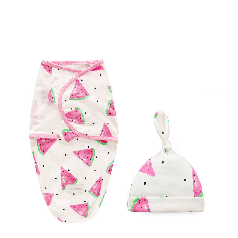 Cotton Baby Swaddle Sleeping Bag Quilt Wrap