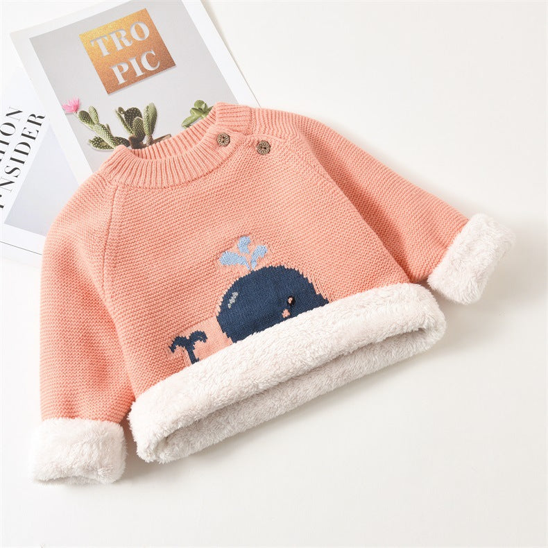 Plush Warm Baby Clothes Winter Soft Outfit
