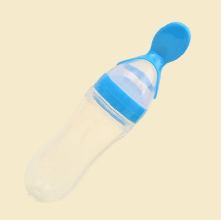 Silicone Baby Rice Paste Feeding Spoon Soft Spoon