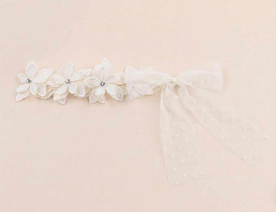 Baby Girls Bow Knot Lace Floral Headband Hair Accessories