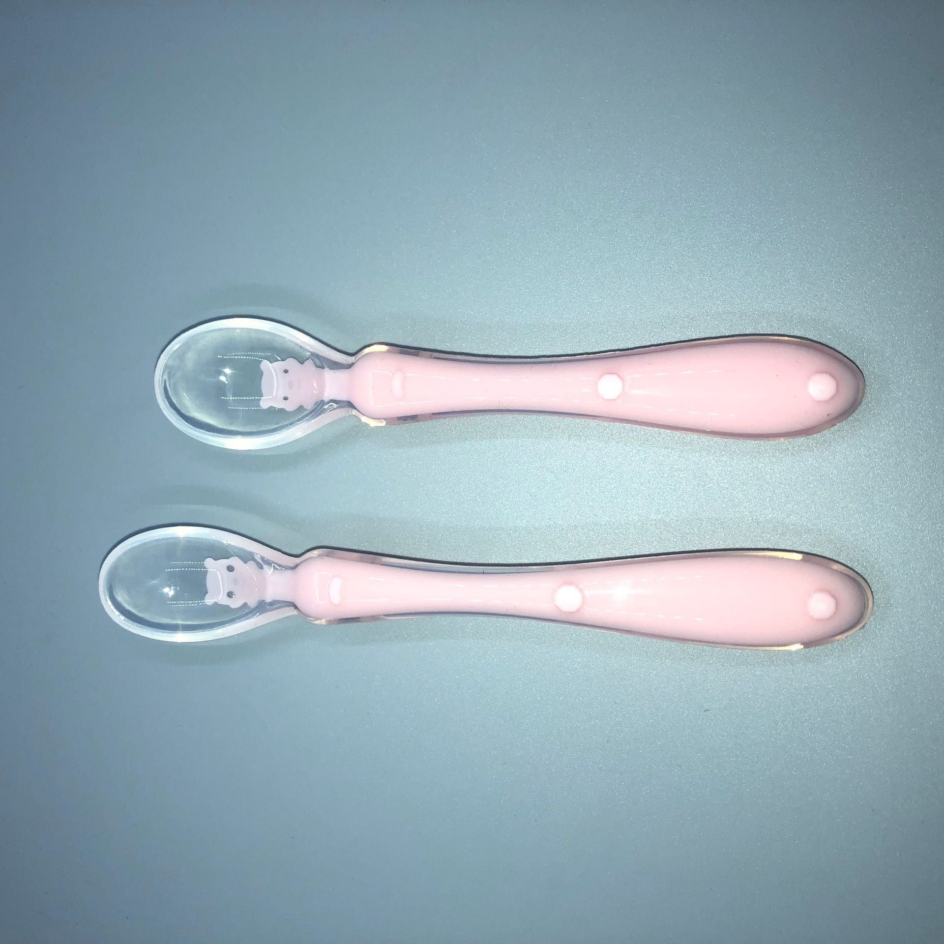 Silicone Baby Feeding Spoon Water Soup Tableware
