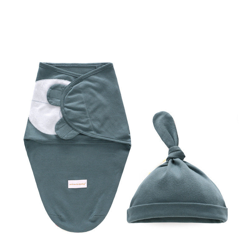 Cotton Baby Swaddle Sleeping Bag Quilt Wrap