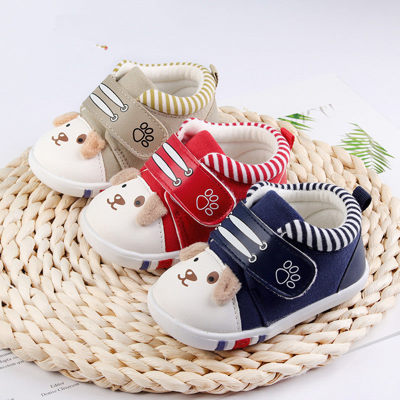Cartoon Non Slip Toe Cap Baby Toddler Shoes