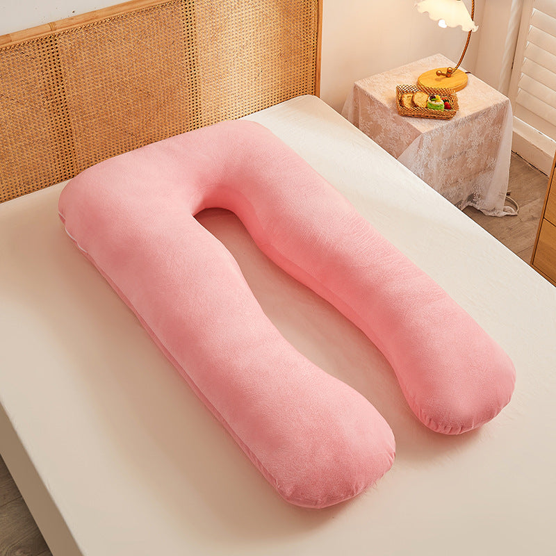Multifunctional Pure Cotton U Shape Maternity Pillow Removable Washable