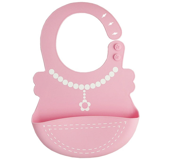 Waterproof Silicone Baby Feeding Bib Bib Set
