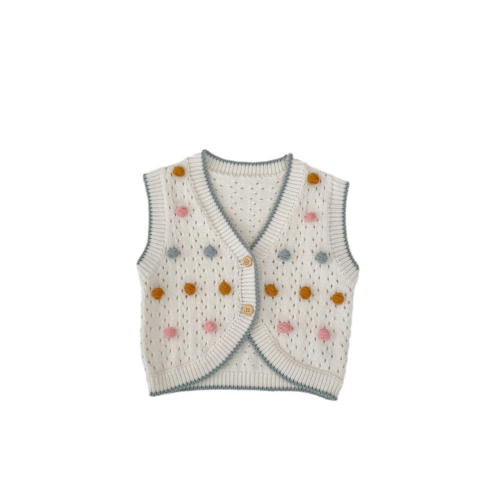 Cotton Baby Sweater Vest Cardigan Warm Outfit