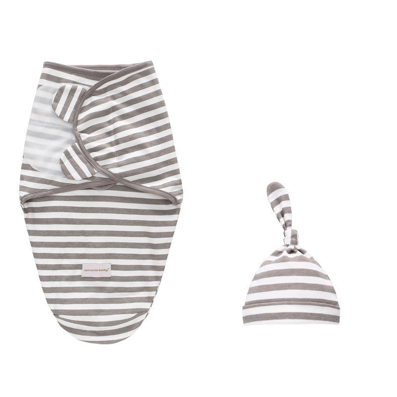 Cotton Baby Swaddle Sleeping Bag Quilt Wrap