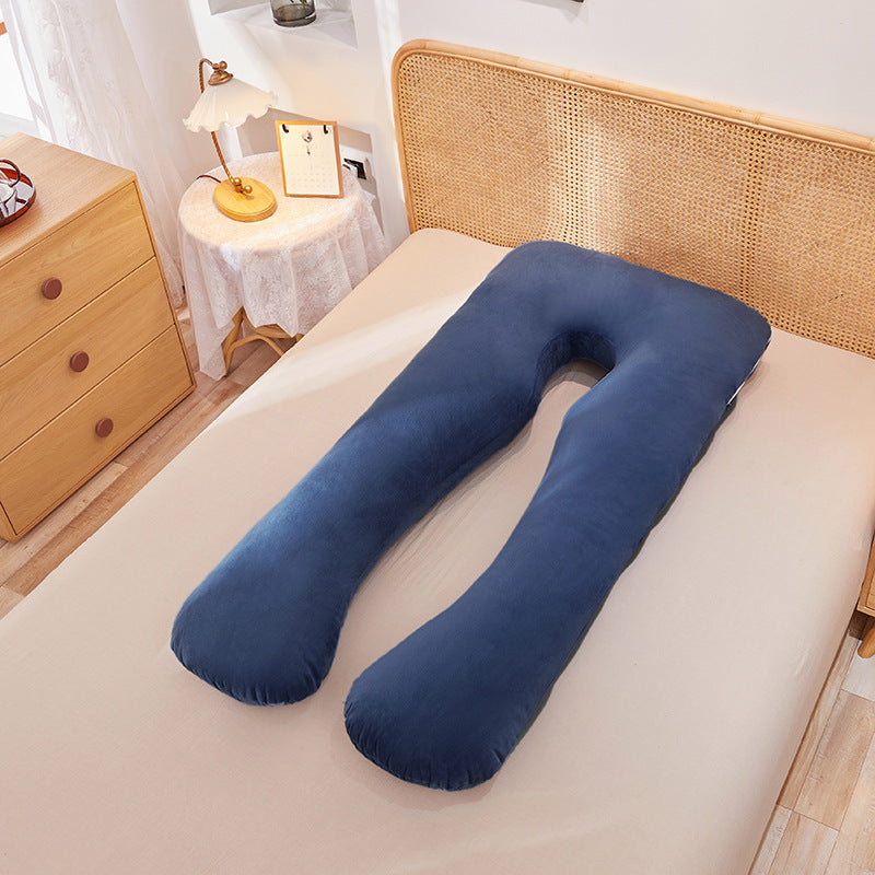 Multifunctional Pure Cotton U Shape Maternity Pillow Removable Washable