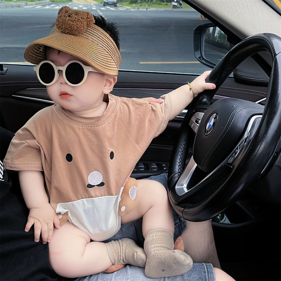 Cotton Newborn Triangle Romper Baby Girl Jumpsuit