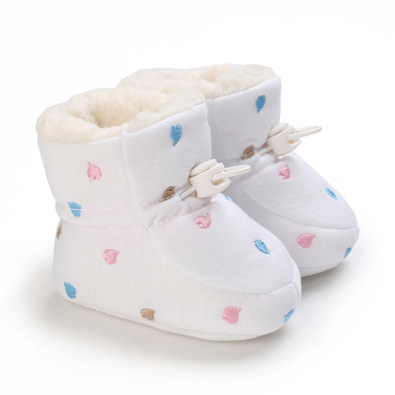 Cotton Baby Shoes Autumn Winter Warm Toddler Footwear