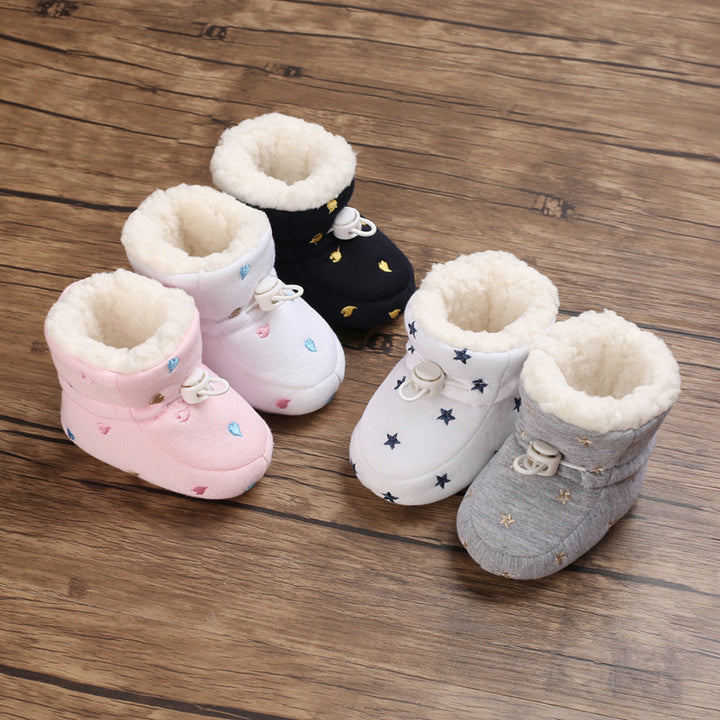Cotton Baby Shoes Autumn Winter Warm Toddler Footwear