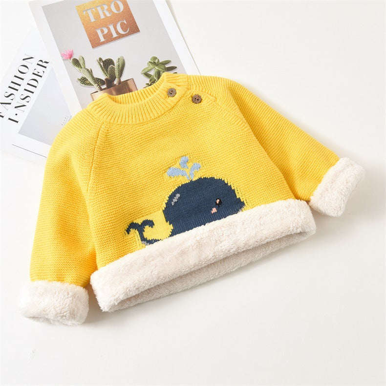 Plush Warm Baby Clothes Winter Soft Outfit