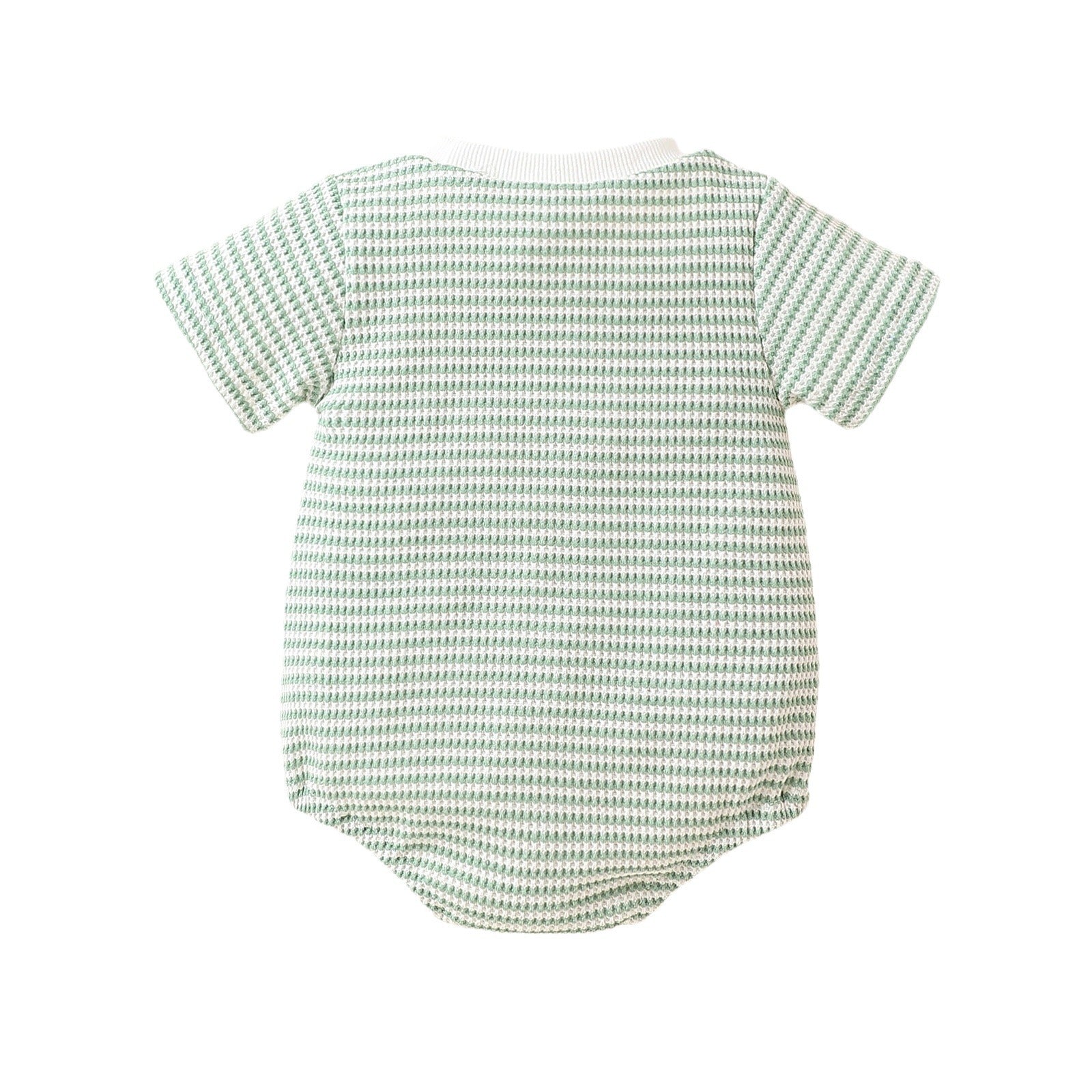 Baby Striped Cotton Short Sleeve Romper
