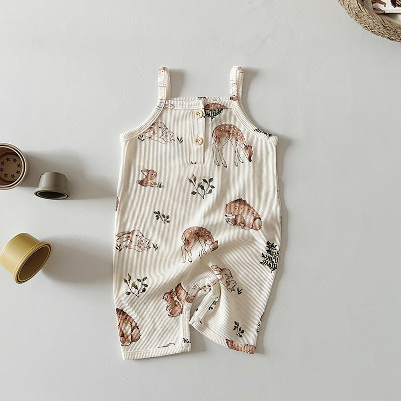 Class A Waffle Baby Jumpsuit Going Out Outfit
